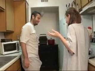 brother and sister blowjob in the kitchen 8 min